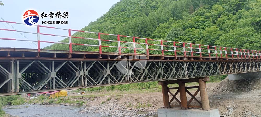 撫松至長白國家高速公路項(xiàng)目松江河至長白段鋼棧橋